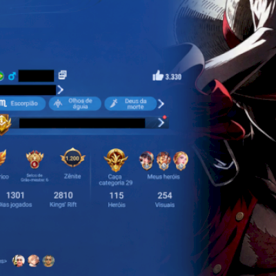 HONOR OF KINGS NOBREZA 7 MUITA SKIN, CONTA ADC/ JG