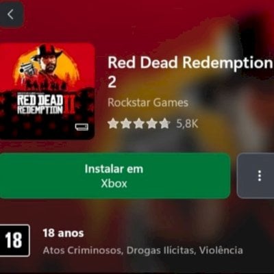 Conta do Xbox one com Red dead 2 e tem Mine original na launcher