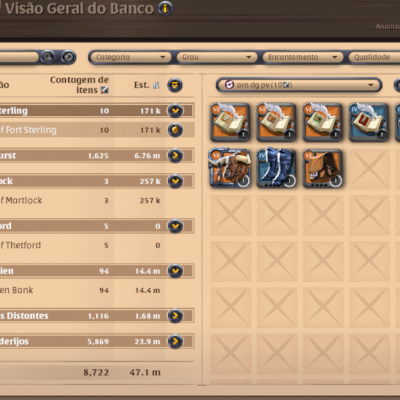 Conta Albion Mid para End Game