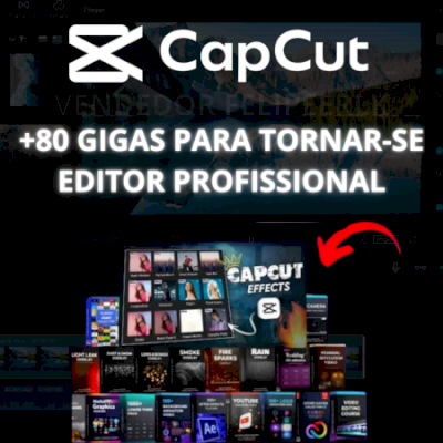 Pack completo para edição profissional Capcut