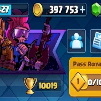 CONTA DE CLASH ROYALE 8 ANOS + CONTA DE CLASH OF CLANS CV11!