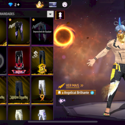Conta muito gemada com 2 calça angelical