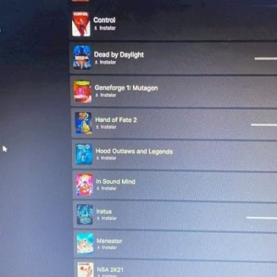 conta da epic games com 25 jogos