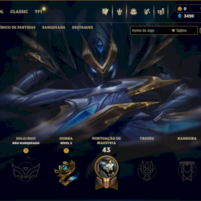 CONTA SMURF LOL UNRANKED | 11 SKINS | QIY KHAZIX NUNU JINX | EXPRATA-FULL ACESSO