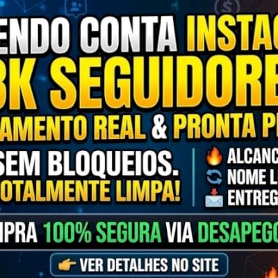 🔥 CONTA INSTAGRAM 38K SEGUIDORES — PRONTA PRA USO & MUDAR NOME 🔥