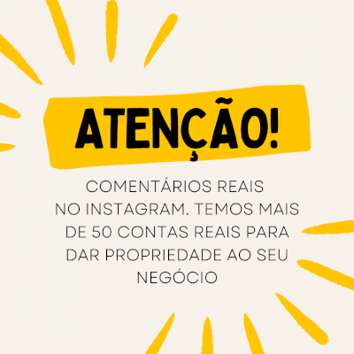 3 Comentários de contas Reais BRASILEIRO [Instagram]