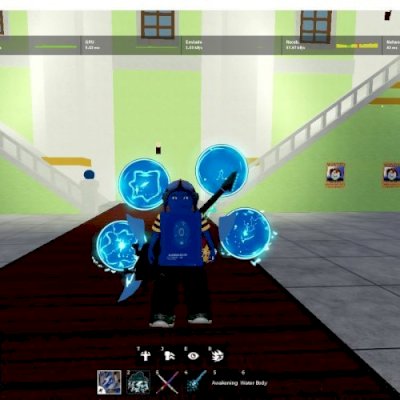 vendo conta de blox fruits  com  mink v4 full e shark v4 full