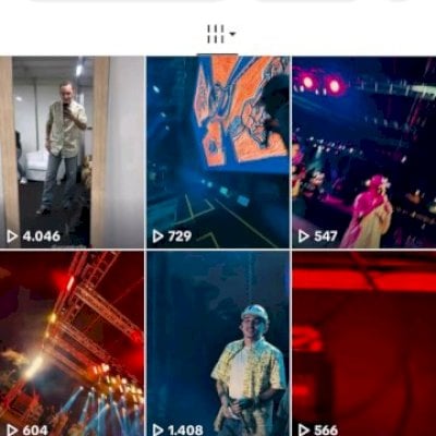 Vendo conta do tik Tok bem engajada