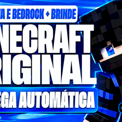 MINECRAFT JAVA + BEDROCK ORIGINAL | ENTREGA AUTOMÁTICA/IMEDIATA PROMOÇÃO+BRINDES