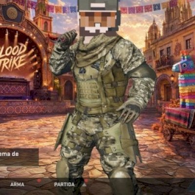 CONTA DE BLOOD STRIKE LEVEL 48, COM VARIAS SKIN DE STRIKE E DE FACA E MUITO MAIS