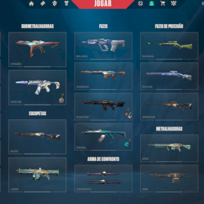 CONTA VALORANT 3200VP + SKINS