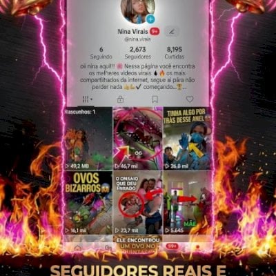 VENDO CONTA DO TIK TOK 3K COM SEGUIDORES 100% REAIS! Shop🛍️ 180$