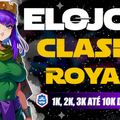 CLASH ROYALE! SERVIÇO DE UP - ELOJOB DE CONTA > 1K, 2K, 3K ATÉ 10K TROFÉUS