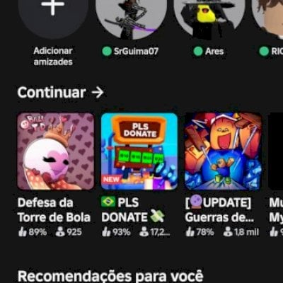 Conta de Roblox!
