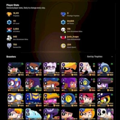 Conta Brawl Stars