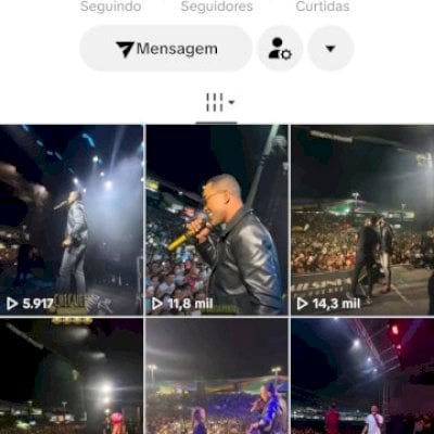 Vendo conta do tik Tok bem engajada