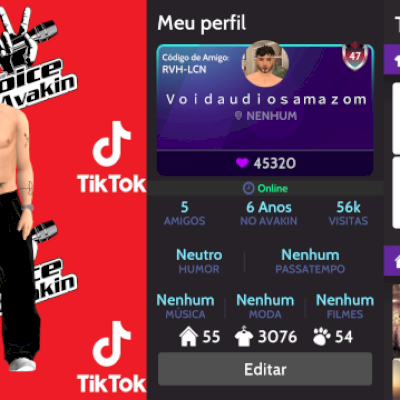 Vendo minha conta principal