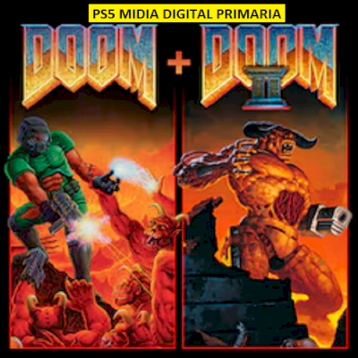 DOOM + DOOM II PS5 MIDIA DIGITAL PRIMARIA