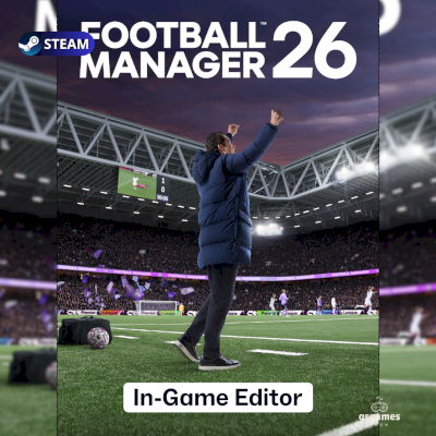 Football Manager 26 + In-Game Editor - Steam Offline (Entrega automática)