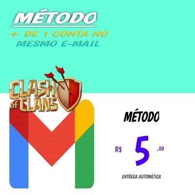 +DE 1 CONTA NO MESMO E-MAIL SUPERCELL ID (MÉTODO)