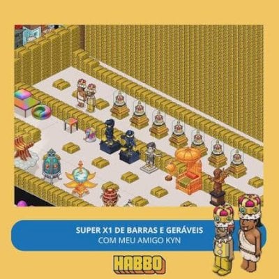 Barras de ouro habbo hotel