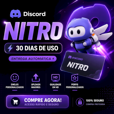 Ativação Nitro Discord Mensal 30 Dias + Brinde
