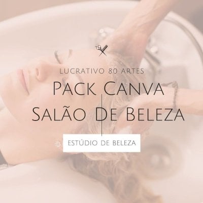 Conteúdo visual salão de beleza 80 Artes Exclusivas