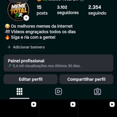 Conta Instagram Antiga — Criada em 2020 + 3.000 Seguidores