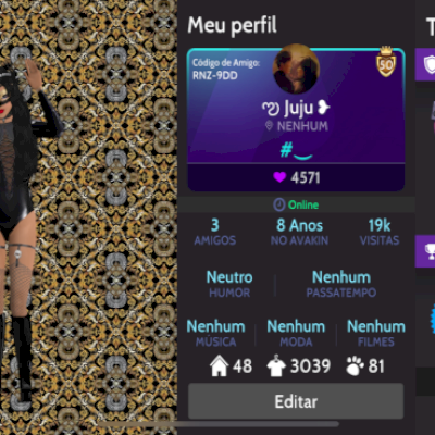 VENDO CONTA UNISSEX (9 ANOS DE CONTA)