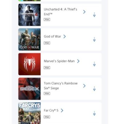 PSN 52 JOGOS PS4/PS5