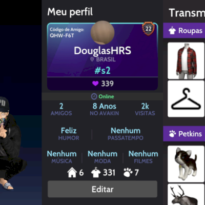 CONTA AVAKIN DE 8 ANOS / NVL 22 / 3K DE AVACOINS + ITENS RAROS