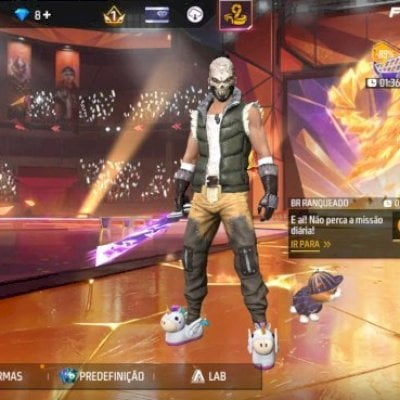 CONTA FREE FIRE LVL 15 BR RANQUEADA 👊🏼