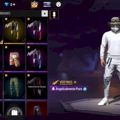Conta free fire prime 8 lotada de skin