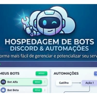 HOSPEDAGEM DE BOTS E AUTOMAÇÕES MUITO BARATO