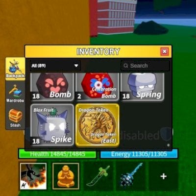 Conta gemada blox fruits cheia de frutas perm