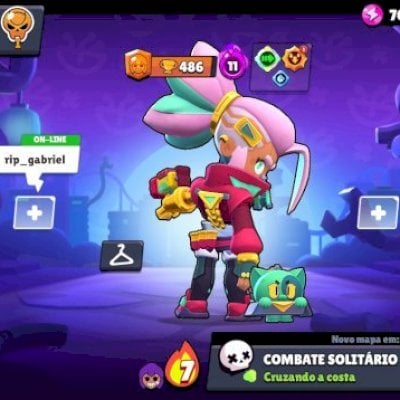 Conta de brawl stars com 2,7k de trofeus
