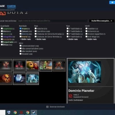 VENDO CONTA DOTA 2 IMORTAL 6K MMR 12K DE CONDUTA ( VARIOS ITENS EXCLUSIVOS )