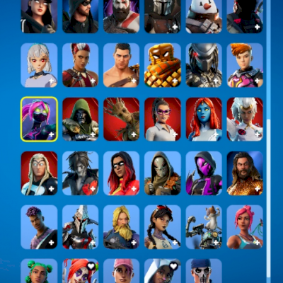 CONTA FORTNITE COM SALVE O MUNDO OG + KRATOS + 70 SKINS