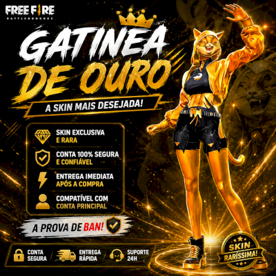 CONJUNTO GATINEA DE OURO LV 15OU+  +TROCA NICK + 20K DE OURO [NO SEU EMAIL]