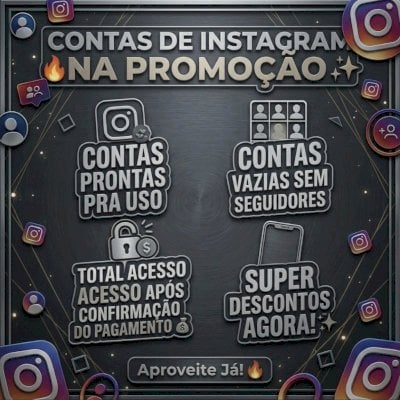 Contas de Instagram envio imediato! 🥇