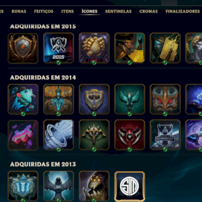 Conta Lol 178 conta desde 2012 elo maximo platina/diamante
