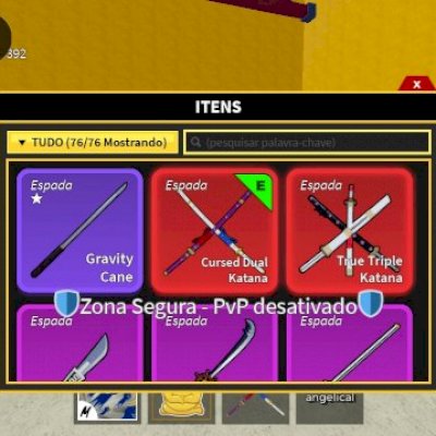 Conta de blox fruits