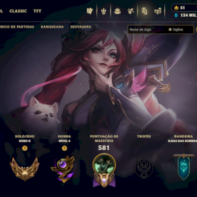 CONTA LOL | 152 SKINS | SEASON 2019