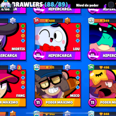 VENDO CONTA BRAWL STARS FULL TOP (olhe as imagens)