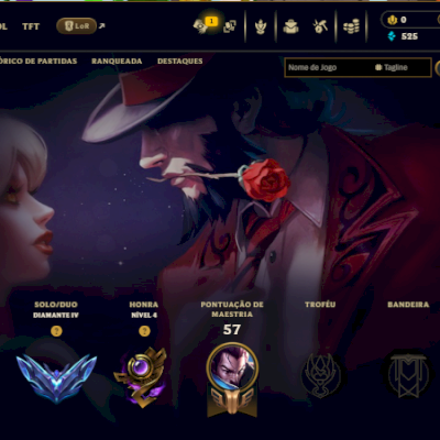 CONTA DIAMANTE 4 FULL ACESS | PYKE T1 | XAYAH G ESTELAR REDIMIDA + 2 skins