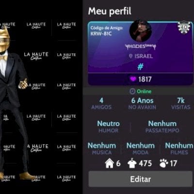 CONTA DE AVAKIN LIFE LIVEL 40 + ITENS, ACESSÓRIOS E ROUPAS