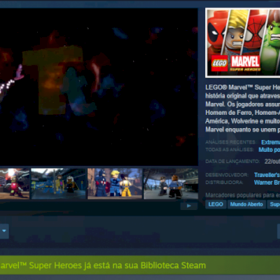 Conta Steam com LEGO Marvel Super Heroes