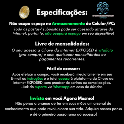 A chave da internet