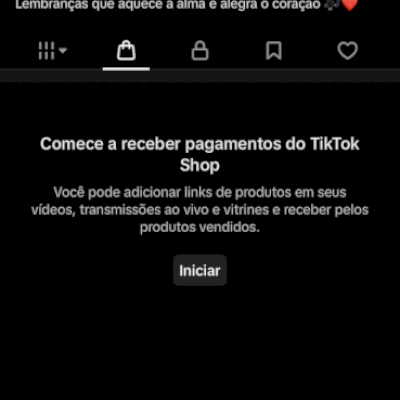 Conta nova de nostalgia tik tok shop já ativo só cadastrar os documentos