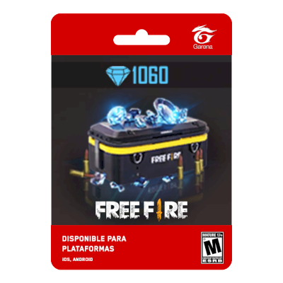 1060 diamantes do jogo Free Fire baratos
